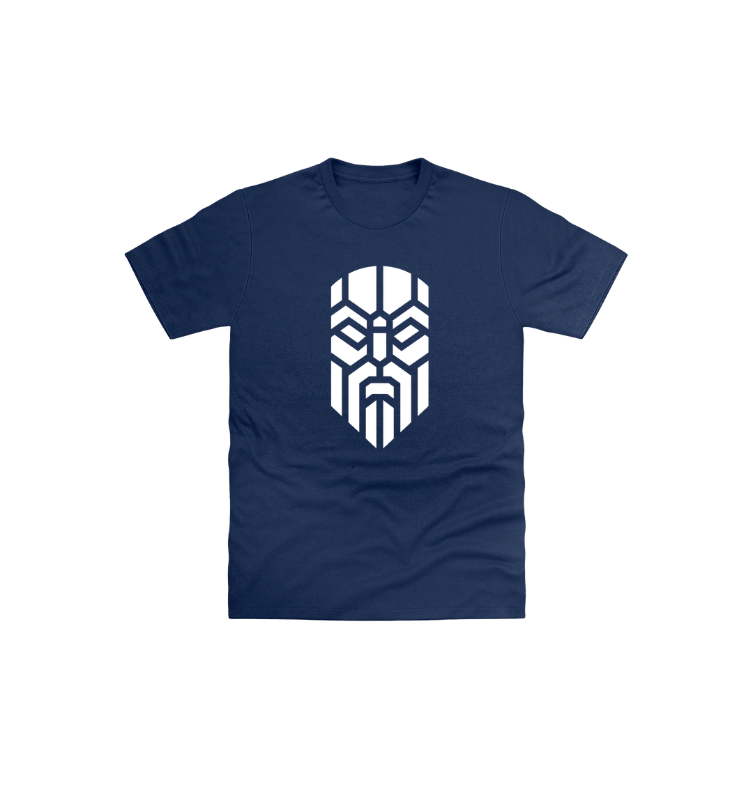 Navy Printed Kids T-Shirt